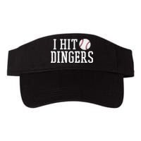 Hit a Dinger Funny Baseball Player Home Run Fun Visor