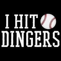 Hit a Dinger Funny Baseball Player Home Run Fun Visor