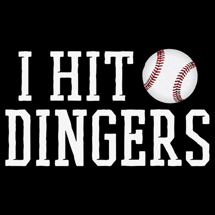 Hit a Dinger Funny Baseball Player Home Run Fun Visor