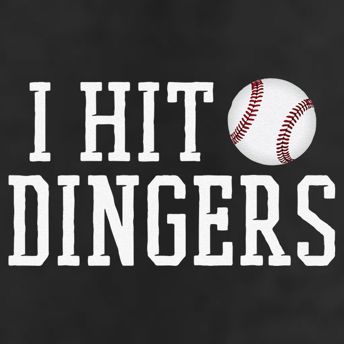 Hit a Dinger Funny Baseball Player Home Run Fun Beanie