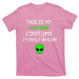 Hilarious Alien Disguise This is Not a Human Costume T-Shirt