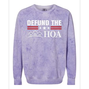 Homeowners Association Defund The HOA Colorblast Crewneck Sweatshirt