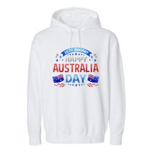 Happy Australia Daygreat Gift Celebrate Happy Australia Day Gift Garment-Dyed Fleece Hoodie