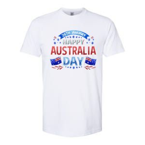 Happy Australia Daygreat Gift Celebrate Happy Australia Day Gift Softstyle CVC T-Shirt