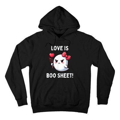 Humorous Antivalentines Day Love Is Boo Sheet Hoodie