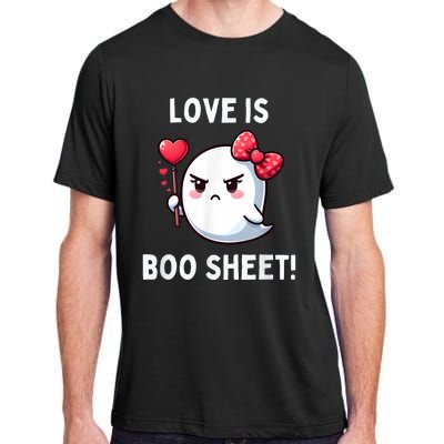 Humorous Antivalentines Day Love Is Boo Sheet Adult ChromaSoft Performance T-Shirt