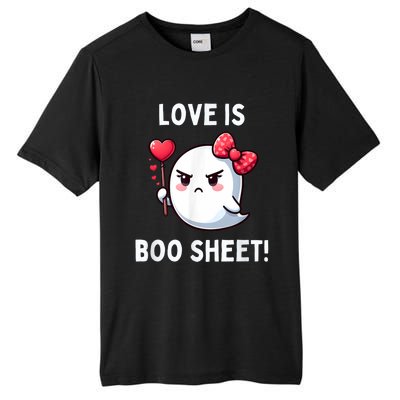 Humorous Antivalentines Day Love Is Boo Sheet Tall Fusion ChromaSoft Performance T-Shirt