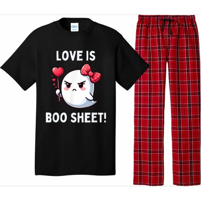 Humorous Antivalentines Day Love Is Boo Sheet Pajama Set