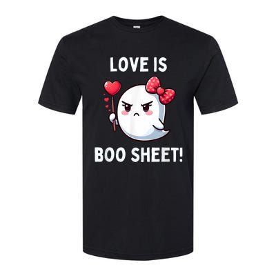 Humorous Antivalentines Day Love Is Boo Sheet Softstyle CVC T-Shirt