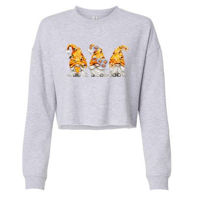 Honeybee And Daisy Bumblebee Bee Gnome Gift Cropped Pullover Crew