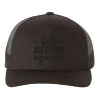 Hello Autumn Equinox Graphic Yupoong Adult 5-Panel Trucker Hat