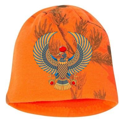 Horus Ancient Egyptian Falcon Hieroglyph Egypt God Mythology Kati - Camo Knit Beanie