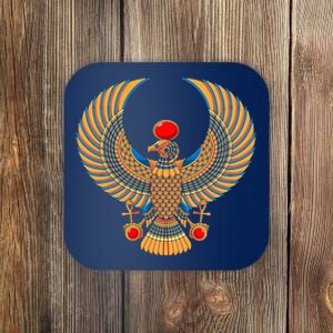 Horus Ancient Egyptian Falcon Hieroglyph Egypt God Mythology Coaster