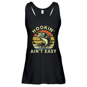 Hooking Aint Easy Women Funny Ladies Essential Flowy Tank