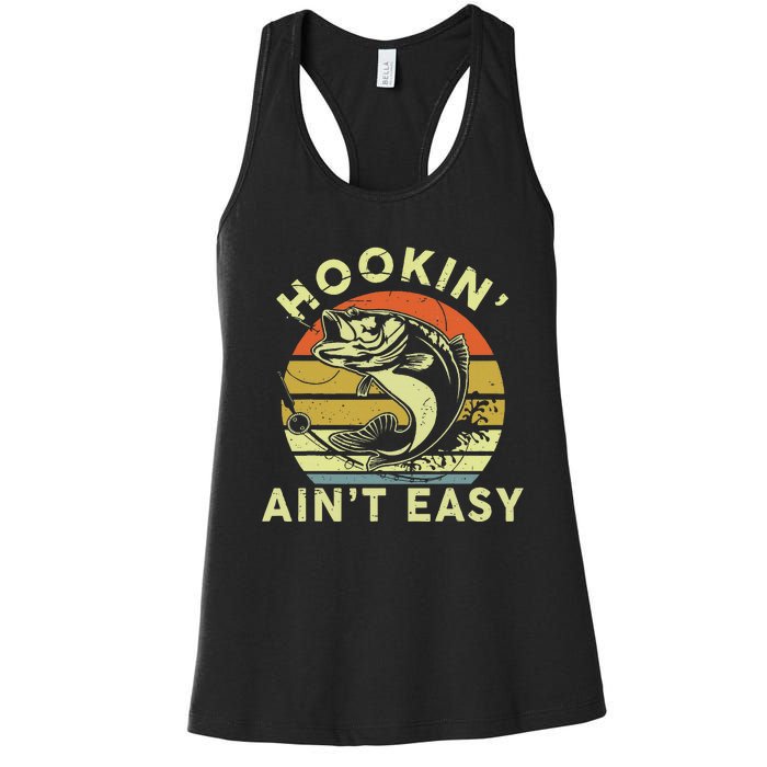 Hooking Aint Easy Women Funny Women's Racerback Tank