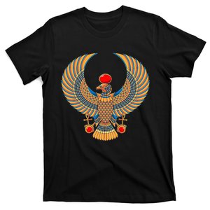 Horus Ancient Egyptian Falcon Hieroglyph Egypt God Mythology T-Shirt