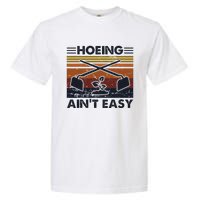 Hoeing AinT Easy Funny Vintage Gardening Lover Gardener Garment-Dyed Heavyweight T-Shirt