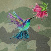 Hummingbird And Flower Bird Watcher Hummingbird Lover Legacy Tie Dye Trucker Hat