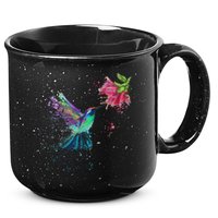 Hummingbird And Flower Bird Watcher Hummingbird Lover 15oz Campfire Ceramic Mug