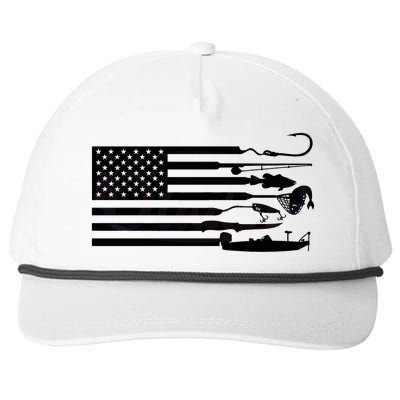 Hunting And Fishing Snapback Five-Panel Rope Hat