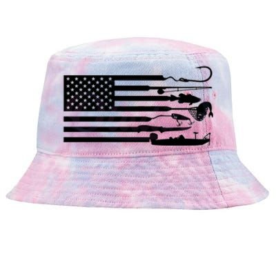 Hunting And Fishing Tie-Dyed Bucket Hat