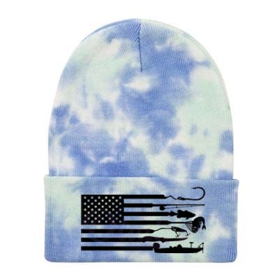 Hunting And Fishing Tie Dye 12in Knit Beanie