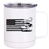 Hunting And Fishing 12 oz Stainless Steel Tumbler Cup