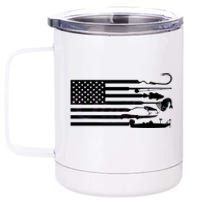 Hunting And Fishing 12 oz Stainless Steel Tumbler Cup