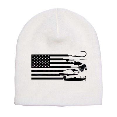 Hunting And Fishing Short Acrylic Beanie