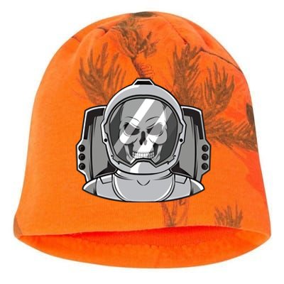 Halloween Astronaut Funny Gift Funny Gift Space Astronaut Skull Graphic Gift Kati - Camo Knit Beanie