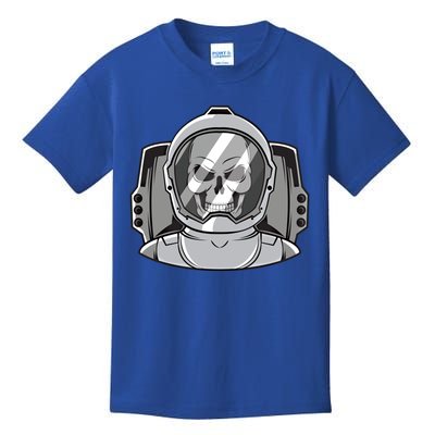 Halloween Astronaut Funny Gift Funny Gift Space Astronaut Skull Graphic Gift Kids T-Shirt