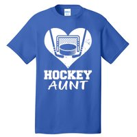 Hockey Aunt Funny Hockey Heart Gift Tall T-Shirt