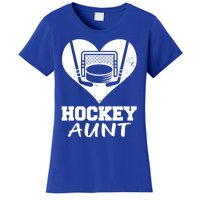 Hockey Aunt Funny Hockey Heart Gift Women's T-Shirt