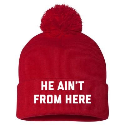 He Aint From Here Proud Represent Kentucky Ky 4 Usa Pom Pom 12in Knit Beanie