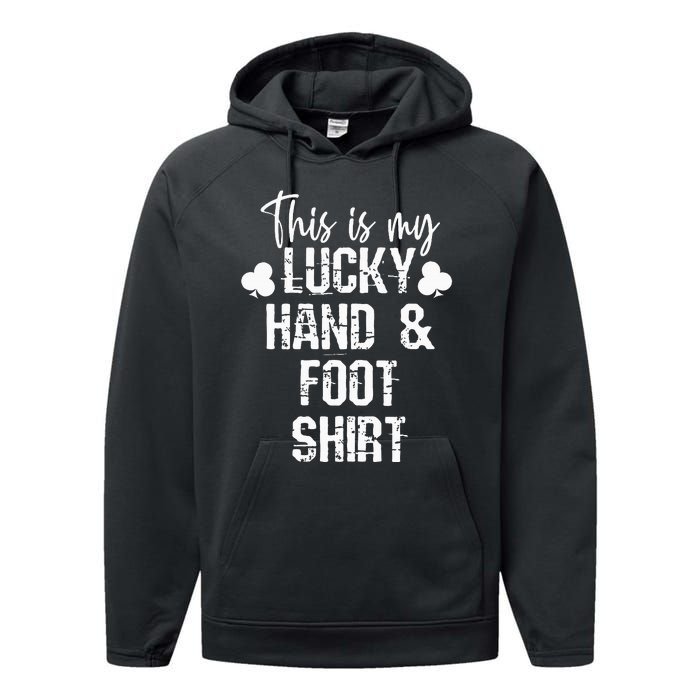 Hand And Foot Card Game Player Gift Funny Sharks Cards Performance Fleece Hoodie