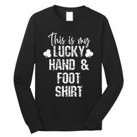 Hand And Foot Card Game Player Gift Funny Sharks Cards Long Sleeve Shirt