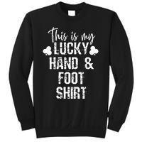 Hand And Foot Card Game Player Gift Funny Sharks Cards Sweatshirt