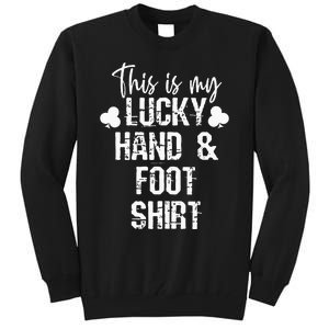 Hand And Foot Card Game Player Gift Funny Sharks Cards Tall Sweatshirt