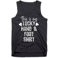 Hand And Foot Card Game Player Gift Funny Sharks Cards Tank Top