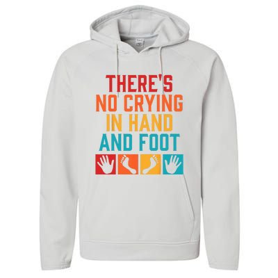 Hand And Foot Card Game Funny Hand And Foot Game Performance Fleece Hoodie