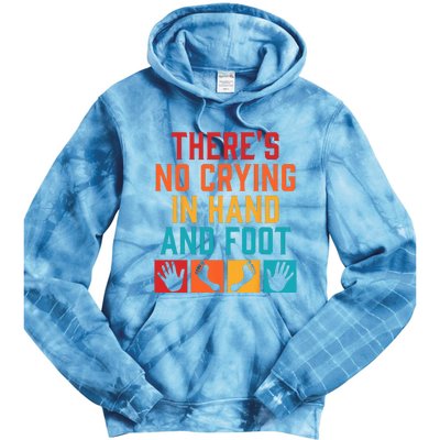 Hand And Foot Card Game Funny Hand And Foot Game Tie Dye Hoodie