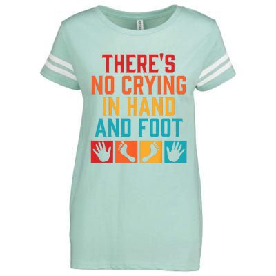 Hand And Foot Card Game Funny Hand And Foot Game Enza Ladies Jersey Football T-Shirt