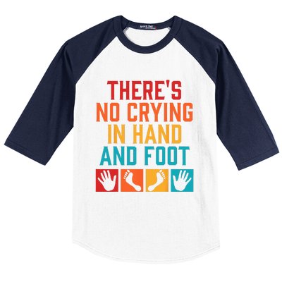 Hand And Foot Card Game Funny Hand And Foot Game Baseball Sleeve Shirt