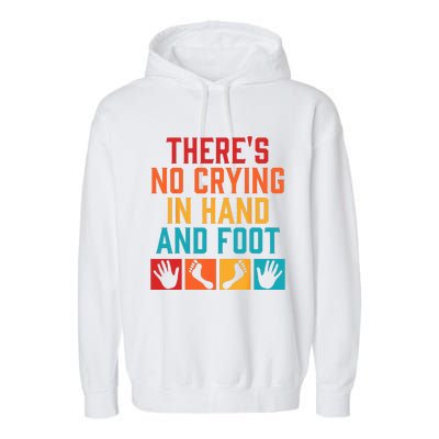 Hand And Foot Card Game Funny Hand And Foot Game Garment-Dyed Fleece Hoodie