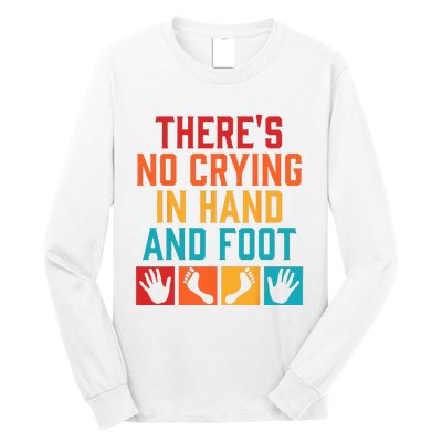 Hand And Foot Card Game Funny Hand And Foot Game Long Sleeve Shirt