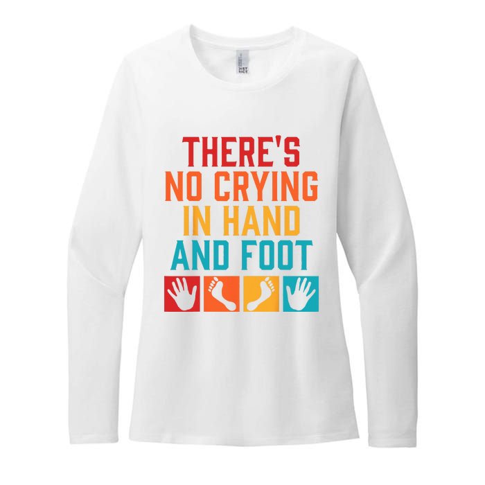 Hand And Foot Card Game Funny Hand And Foot Game Womens CVC Long Sleeve Shirt