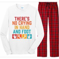 Hand And Foot Card Game Funny Hand And Foot Game Long Sleeve Pajama Set