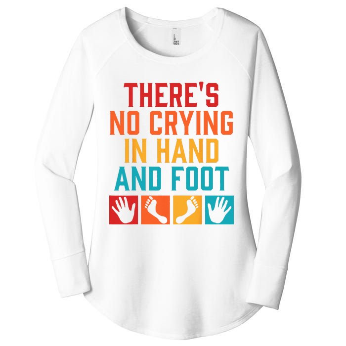 Hand And Foot Card Game Funny Hand And Foot Game Women's Perfect Tri Tunic Long Sleeve Shirt