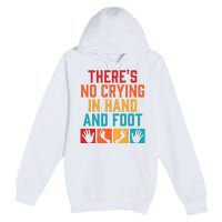 Hand And Foot Card Game Funny Hand And Foot Game Premium Pullover Hoodie