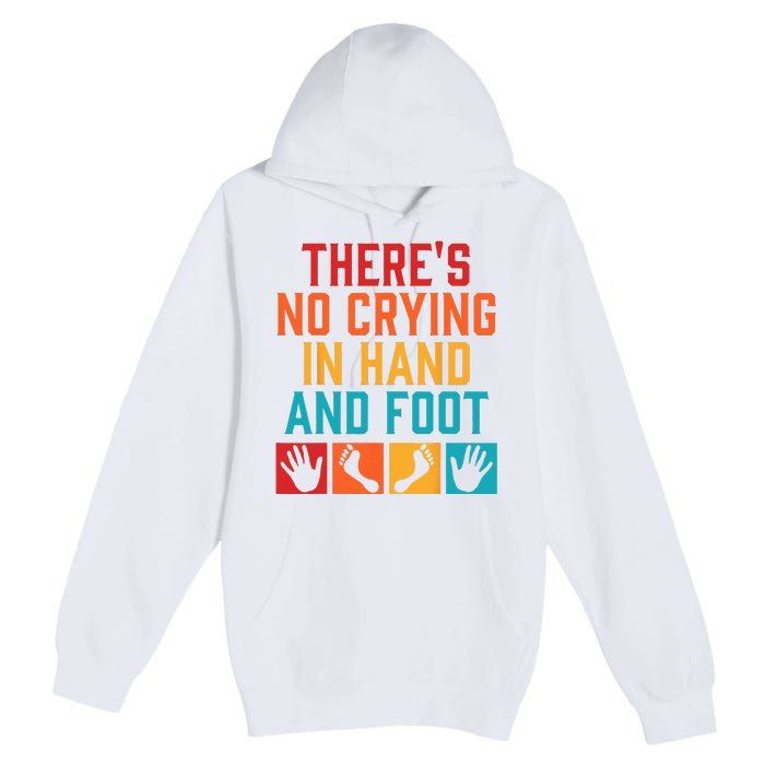 Hand And Foot Card Game Funny Hand And Foot Game Premium Pullover Hoodie